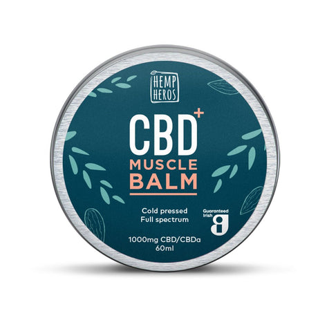 Cold pressed CBD+ Muscle balm 1000mg - 60ml - Greenlands Health Store
