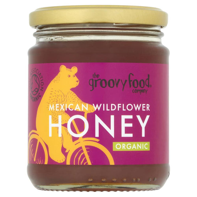 Groovy Food Organic Mexican Wildflower Honey Jar 340g - Greenlands Health Store