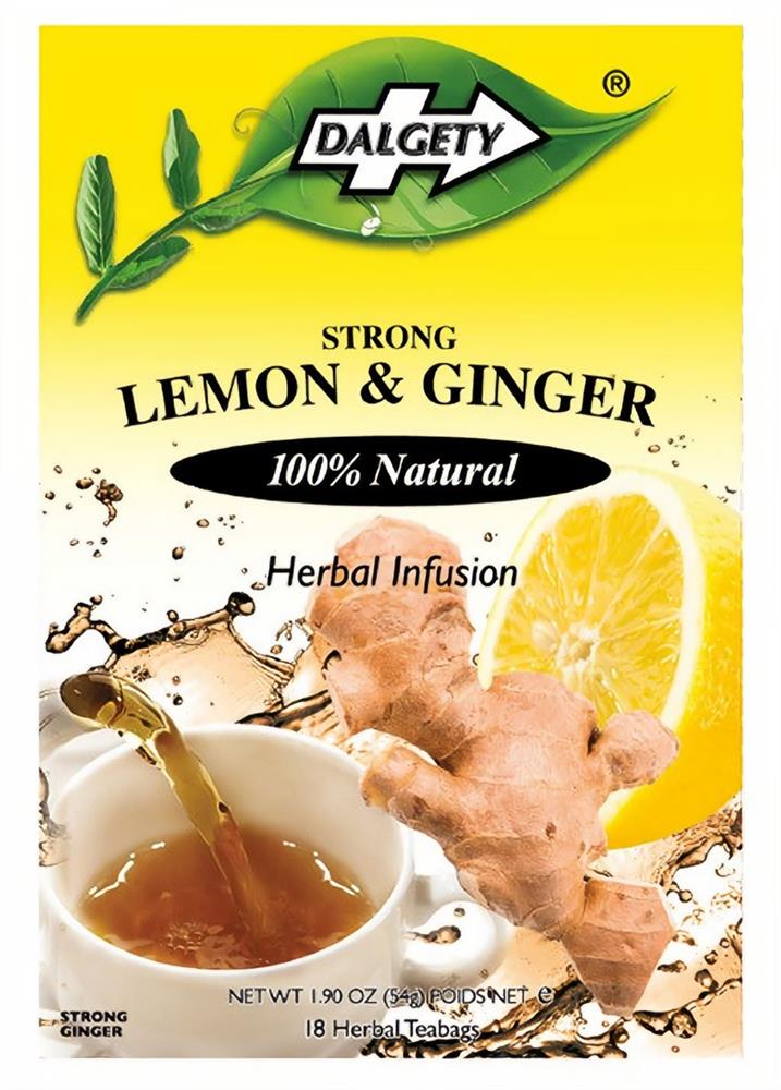 Dalgety Lemon & Ginger 18 Teabags - Greenlands Health Store