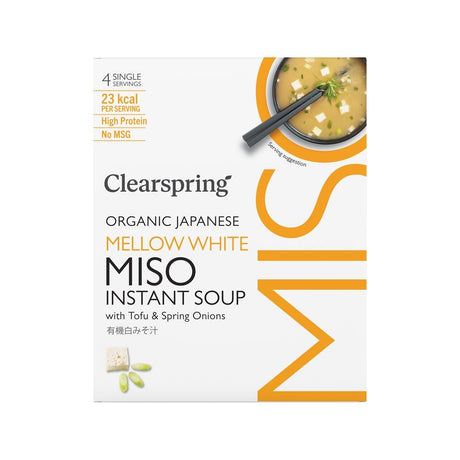 Organic Miso Soup - White with Tofu 4 x 8g Pack - Greenlands Health Store