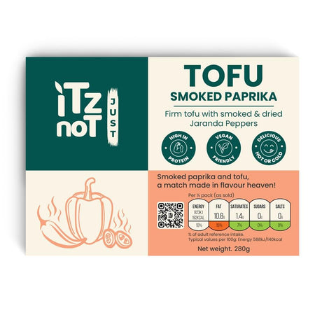 Smoked Paprika Tofu 280g (Extra Firm) - Greenlands Health Store