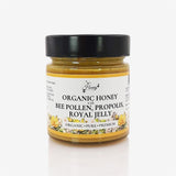 Organic Honey with Bee Pollen Propolis Royal Jelly 300g - Greenlands Health Store