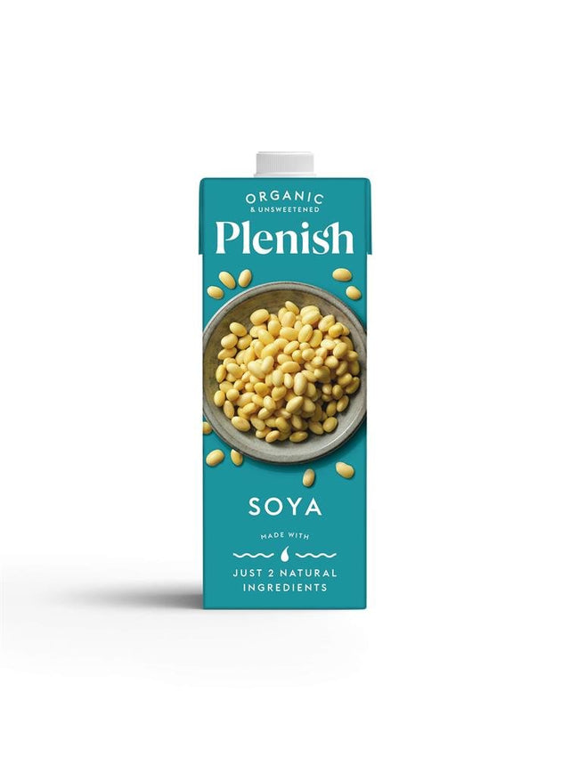 Plenish Organic Soya Milk 1 Litre - Greenlands Health Store