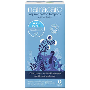 Organic Applicator Tampons Super x 16 - Greenlands Health Store