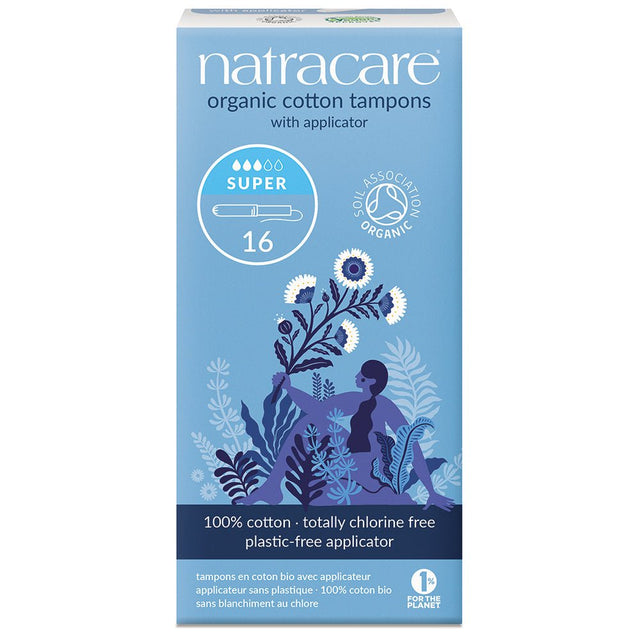 Organic Applicator Tampons Super x 16 - Greenlands Health Store