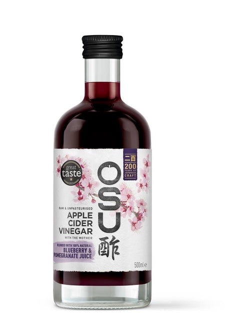 Osu ACV With Mother & Blueberry and Pomegranate Juice 500ml - Greenlands Health Store