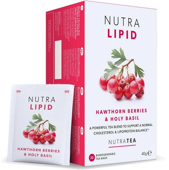 Nutra Lipid Tea - 20 Herbal Tea Bags - Greenlands Health Store