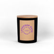 Lavender Dusk Black Natural Candle 9.5cm x 8cm x 8cm - Greenlands Health Store