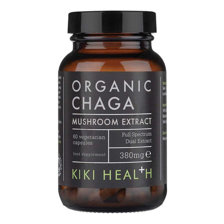 Organic Chaga Extract Mushroom 60 Vegicaps - Greenlands Health Store