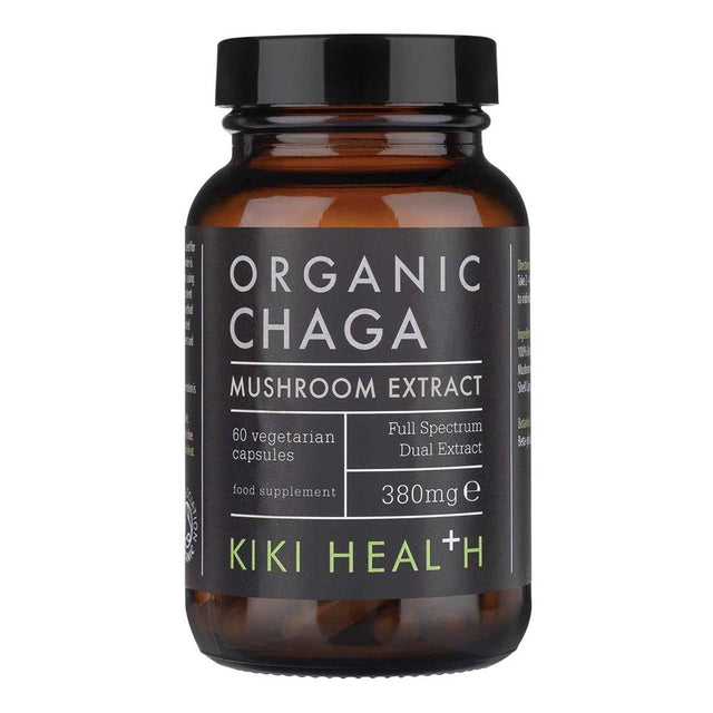 Organic Chaga Extract Mushroom 60 Vegicaps - Greenlands Health Store