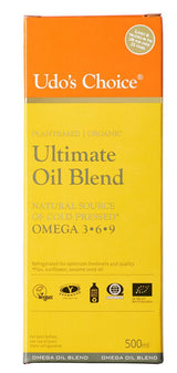 Udo's Choice Ultimate Oil Blend 500ml - ORGANIC - Greenlands Health Store