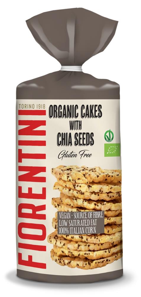 Fiorentini Organic Corn + Chia Cake 120g - Greenlands Health Store