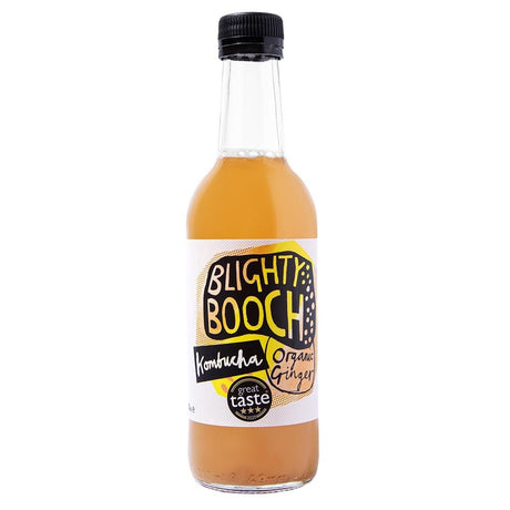 Blighty Booch Organic Ginger Kombucha 330mL - Greenlands Health Store