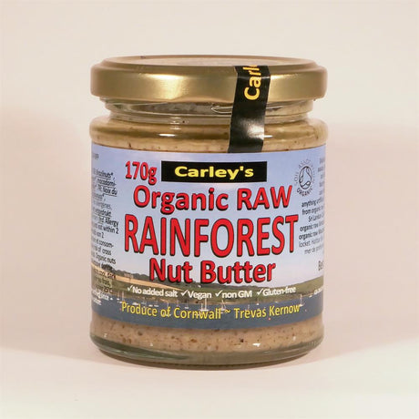 Organic Raw Rainforest Nut Butter 170g - Greenlands Health Store