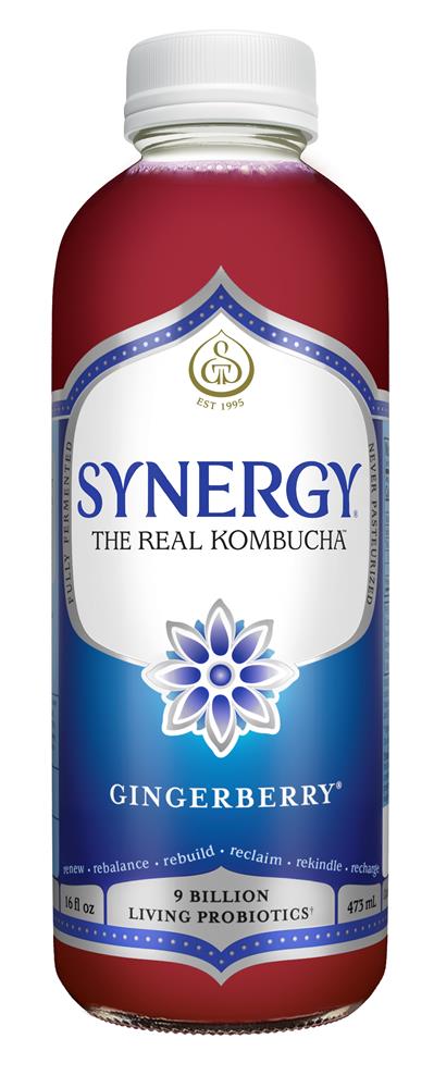 Synergy Kombucha Gingerberry 473ml - Greenlands Health Store