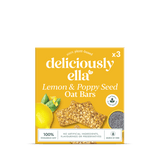 Deliciously Ella Lemon & Poppyseed Oat Bar Multipack (3 x 50g) - Greenlands Health Store