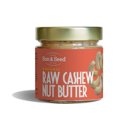 Sun and Seed Organic Raw Cashew Nut Butter 200g - Greenlands Health Store