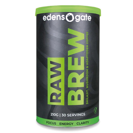 Edensgate RAWBREW Shilajit Mushroom Coffee With Vitamins - 210g - Greenlands Health Store