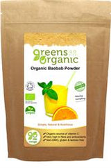 Greens Organic Organic Baobab Powder 200g - Greenlands Health Store