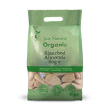 Organic Almonds Blanched 80g - Greenlands Health Store