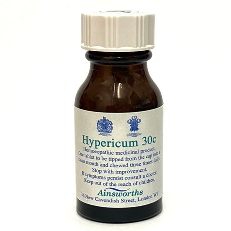 Hypericum 30C Single Counter Remedy 120 tabs - Greenlands Health Store
