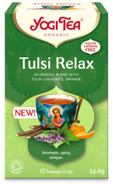 Yogi Tea Tulsi Relax Organic 34.0 g 17 Teabags - Greenlands Health Store