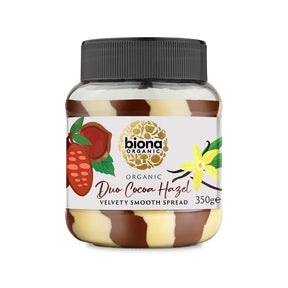 Organic Duo Chocolate Hazelnut Spread 350g - Greenlands Health Store