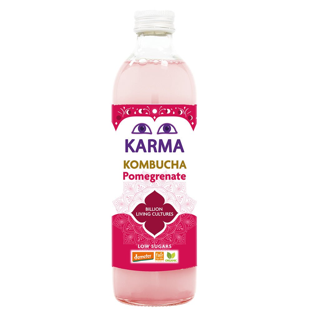 Karma Kombucha Pomegranate 500ml - Greenlands Health Store