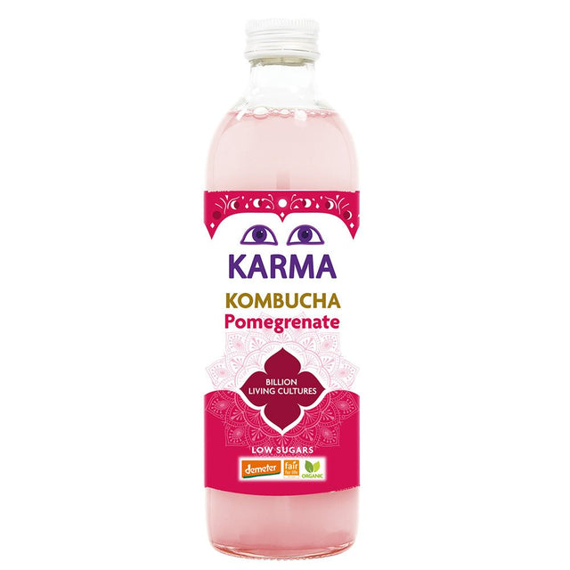 Karma Kombucha Pomegranate 500ml - Greenlands Health Store