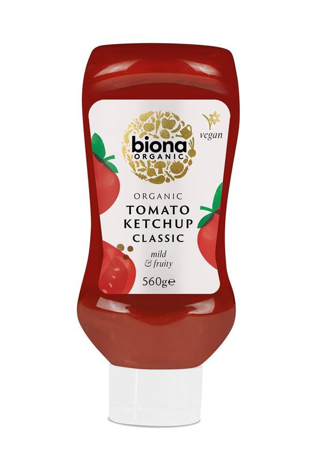 Organic Ketchup Classic Squeezy 560g - Greenlands Health Store