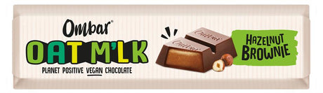 Oat M'lk Hazelnut Brownie Filled Bar 42g - Greenlands Health Store