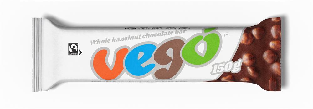 Fairtrade Whole Hazelnut Chocolate Bar 150g - Greenlands Health Store
