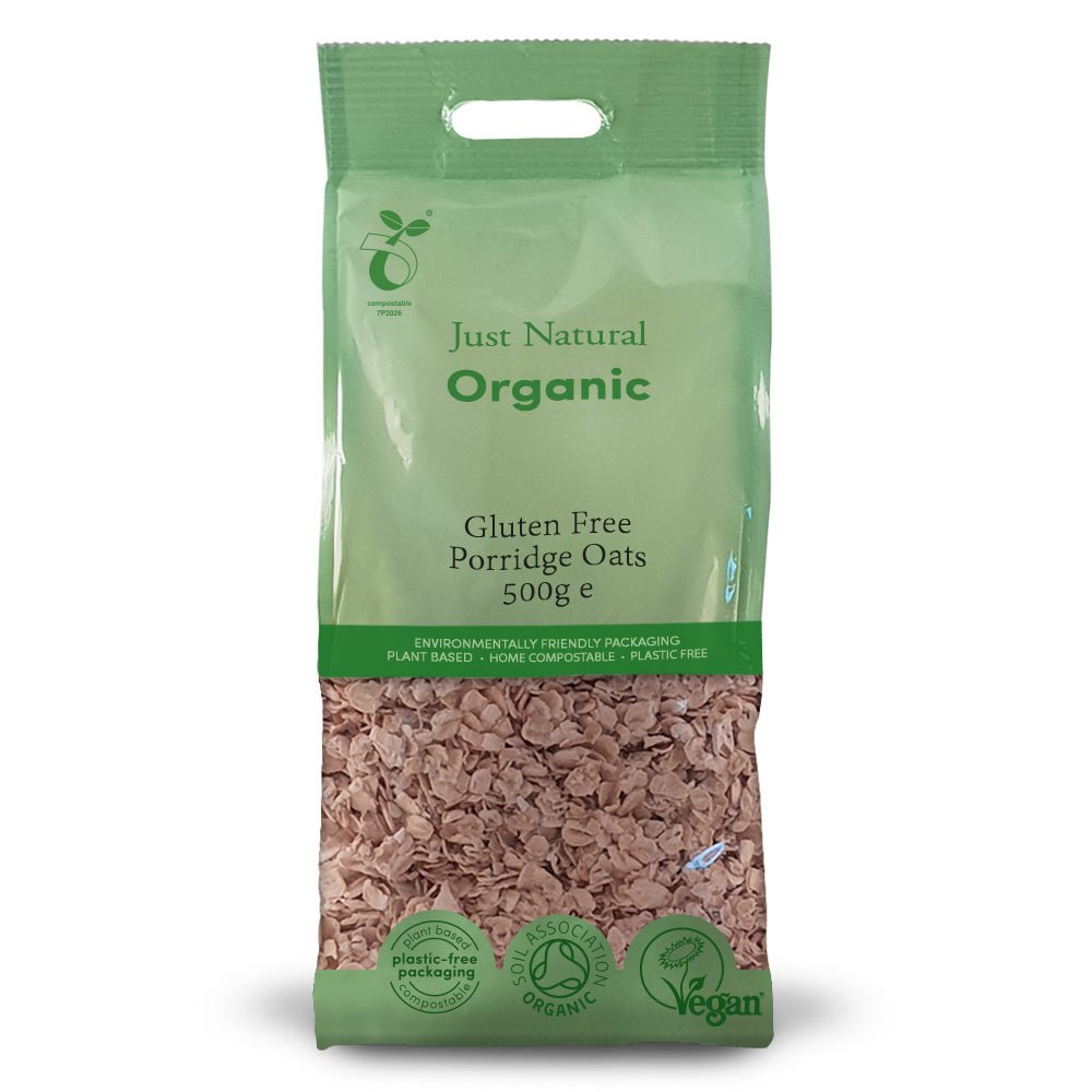 Organic Gluten Free Porridge Oats 500g - Greenlands Health Store