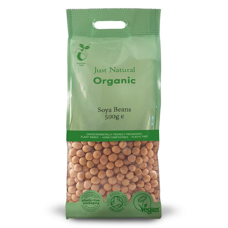 Organic Soya Beans 500g - Greenlands Health Store