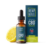 Organic cold pressed CBD+ 1000mg lemon flavour - 30ml bottle - Greenlands Health Store