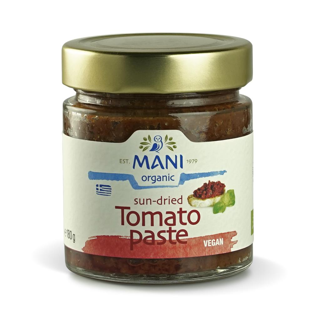 MANI Organic Sun - dried Tomato Paste 180g - Greenlands Health Store