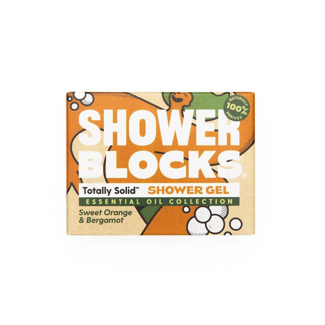 Solid Shower Gel in Orange & Bergamot 100g - Greenlands Health Store
