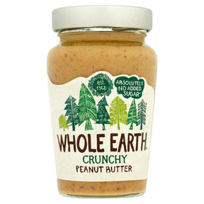 Whole Earth Crunchy Peanut Butter 340g - Greenlands Health Store