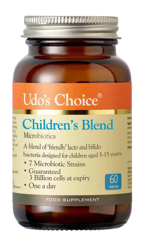 Udo's Choice Childrens Blend Microbiotics 60 Capsules - Greenlands Health Store