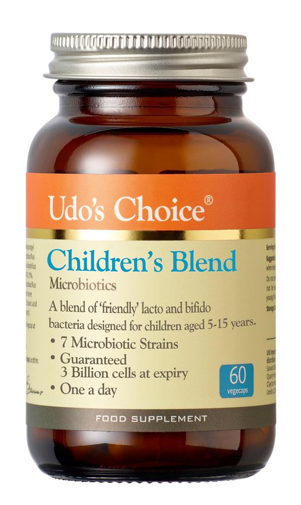 Udo's Choice Childrens Blend Microbiotics 60 Capsules - Greenlands Health Store