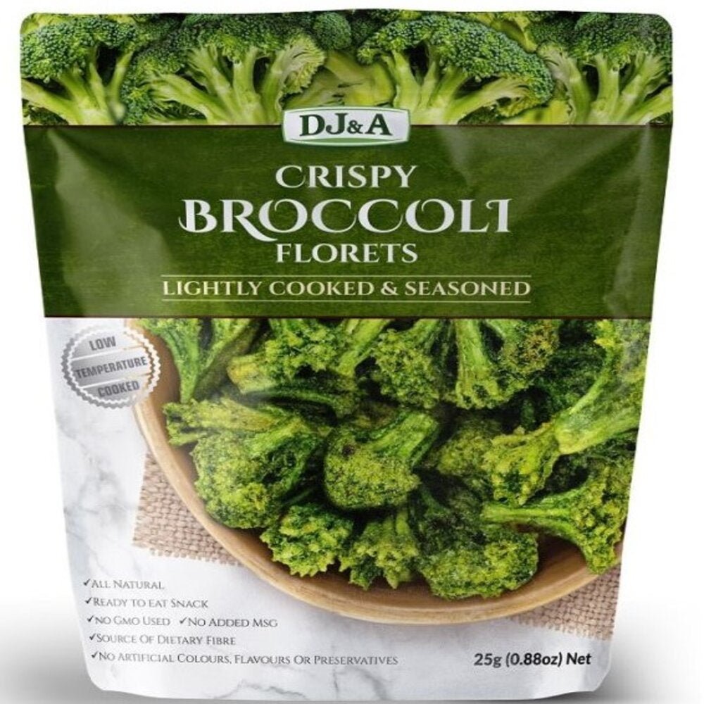 DJ & A Broccoli Florets 25g - Greenlands Health Store