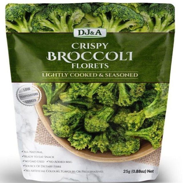 DJ & A Broccoli Florets 25g - Greenlands Health Store