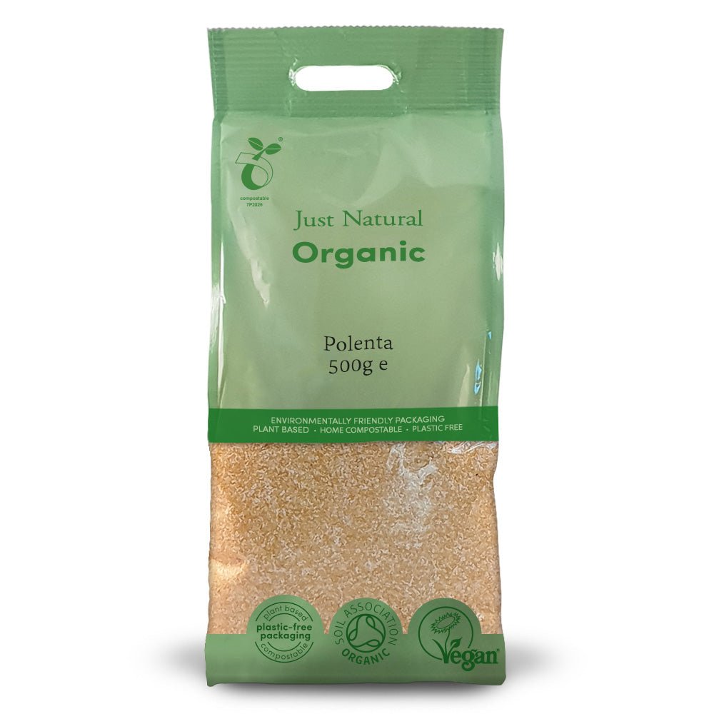 Just Natural Organic Polenta 500g - Greenlands Health Store