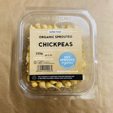 Organic Sprouted Chickpeas 200g - Greenlands Health Store