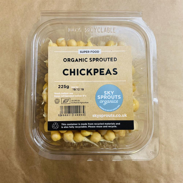 Organic Sprouted Chickpeas 200g - Greenlands Health Store