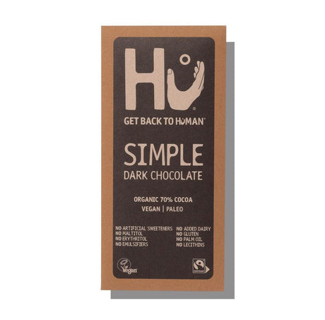 Hu Simple Dark Chocolate Bar 60g - Greenlands Health Store