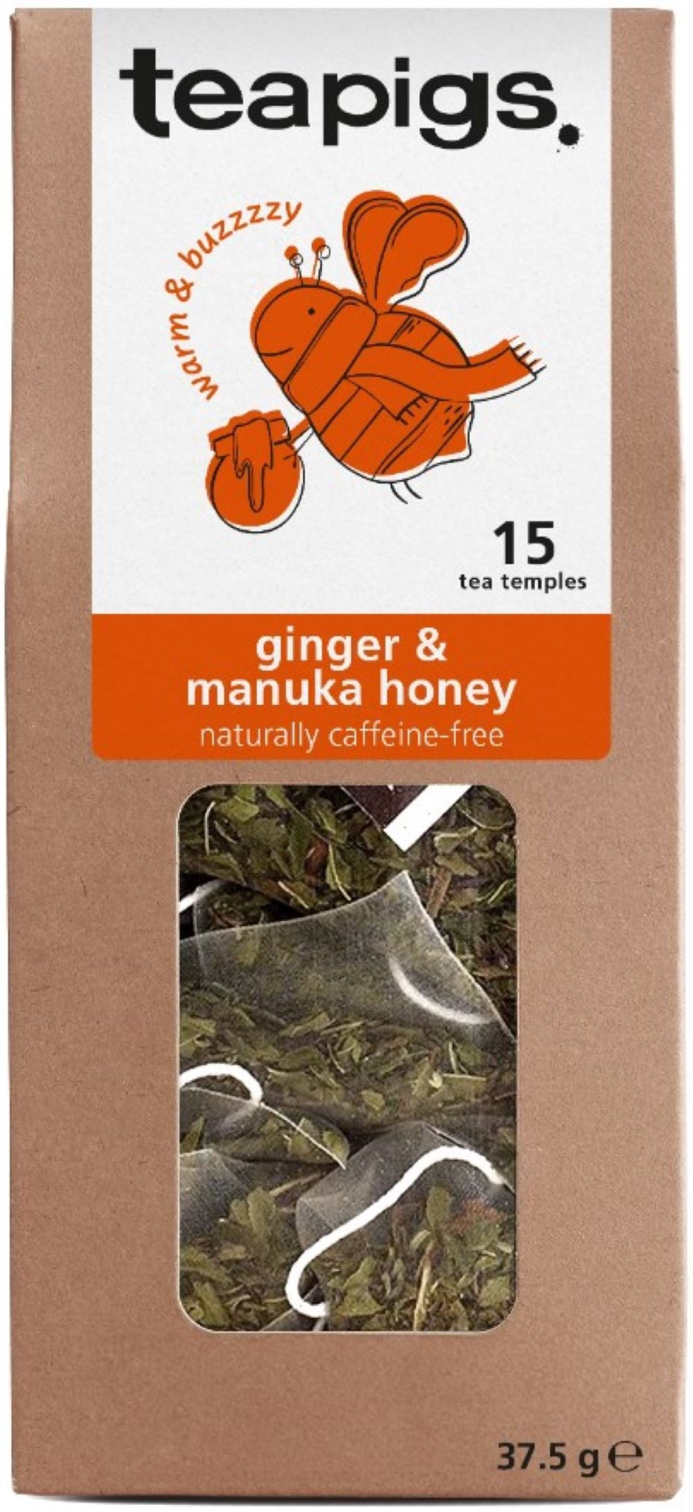 Ginger & Manuka Honey Infusion 15 Tea Bag - Greenlands Health Store