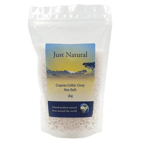 Coarse Celtic Grey Sea Salt (Sel de Guerande) Unrefined 1kg - Greenlands Health Store
