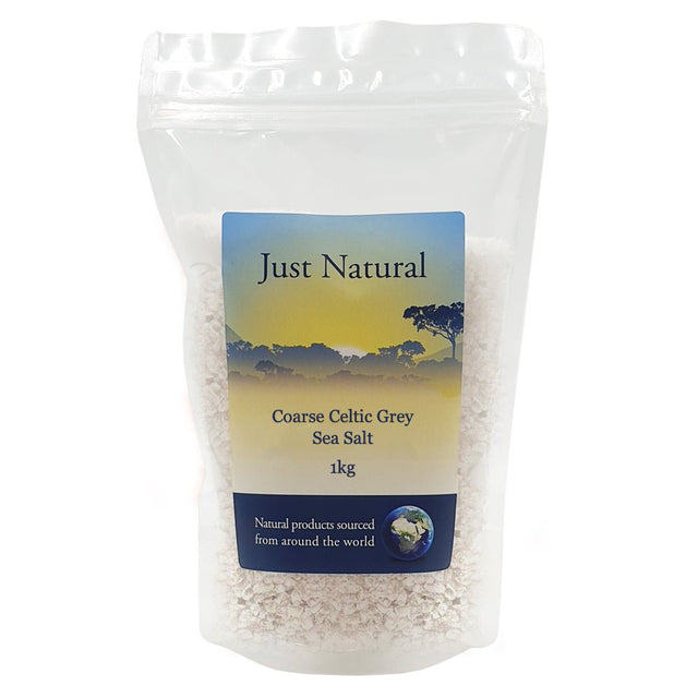 Coarse Celtic Grey Sea Salt (Sel de Guerande) Unrefined 1kg - Greenlands Health Store