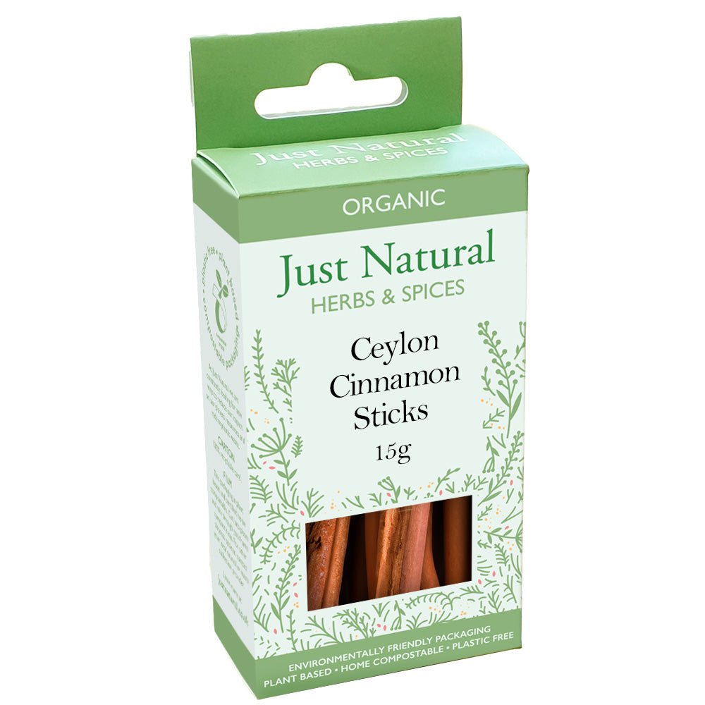 Organic Ceylon Cinnamon Sticks (Box) 15g - Greenlands Health Store